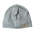 Grey Satin-Lined Skull Cap